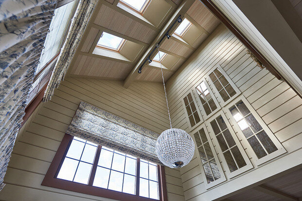 Фотография: Гостиная в стиле Прованс и Кантри, Скандинавский, Современный, Дом, Проект недели, Дом и дача, Московская область, 4 и больше, Более 90 метров, Палекс – фото на INMYROOM