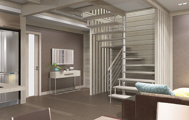 Фото из портфолио Небольшая дача – фотографии дизайна интерьеров на INMYROOM