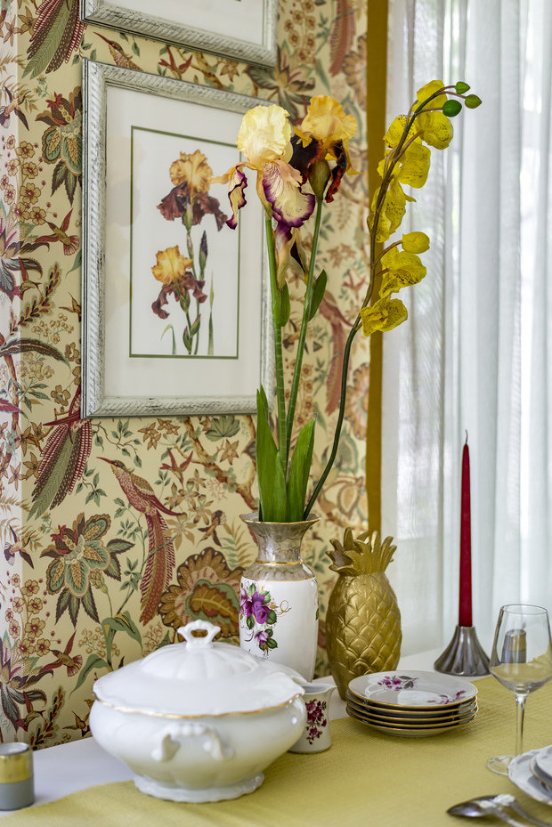 Фотография: Кухня и столовая в стиле Прованс и Кантри, Классический, Современный, Квартира, Проект недели, Москва, Кирпичный дом, 4 и больше, 60-90 метров, Юлия Левина – фото на INMYROOM