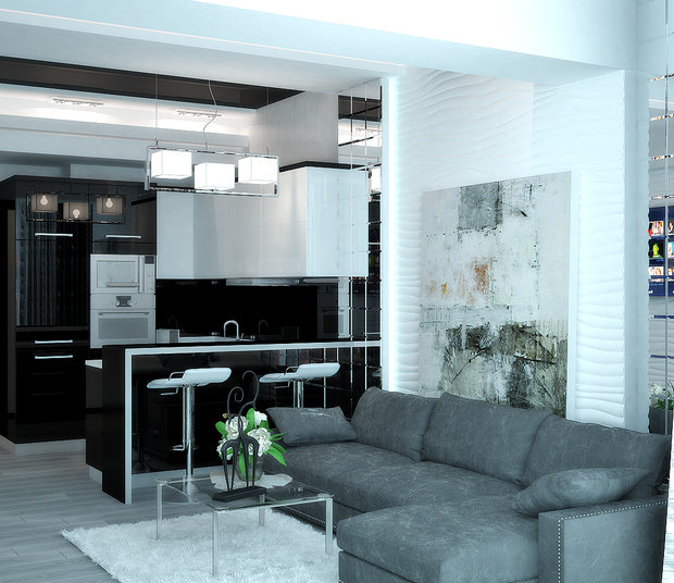 Фото из портфолио Женский интерьер в стиле минимализма – фотографии дизайна интерьеров на INMYROOM