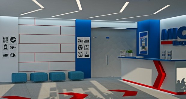 Фото из портфолио Дизайн концепт офиса и отделения Міст Експрес – фотографии дизайна интерьеров на INMYROOM