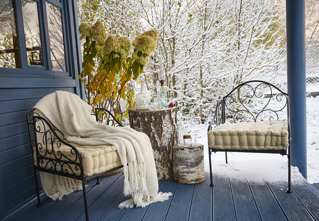 Фотография: Терраса в стиле Прованс и Кантри, Дом, Проект недели, Дача, Дом и дача, Калужская область, 4 и больше, Более 90 метров, Дина Косточкина, Нина Биркадзе – фото на INMYROOM