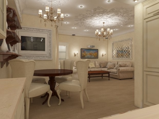 Фото из портфолио легкая "современная классика" – фотографии дизайна интерьеров на INMYROOM