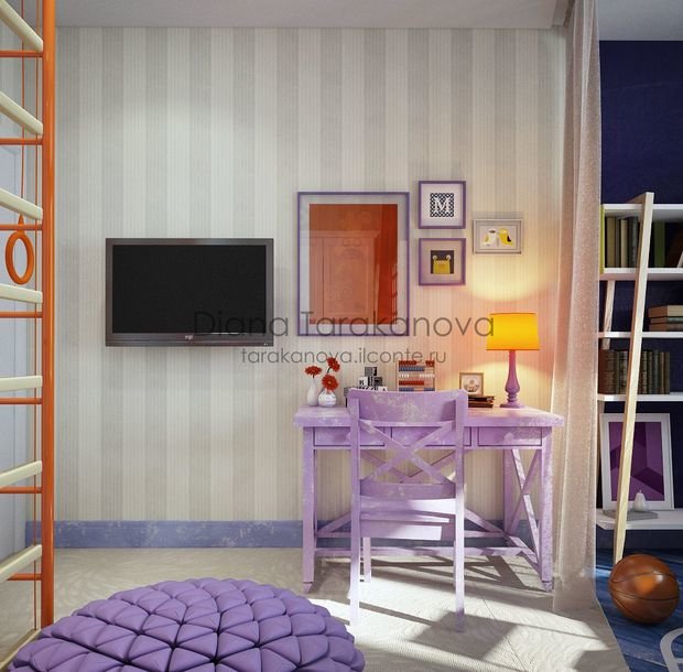 Фото из портфолио Детская для двоих – фотографии дизайна интерьеров на INMYROOM