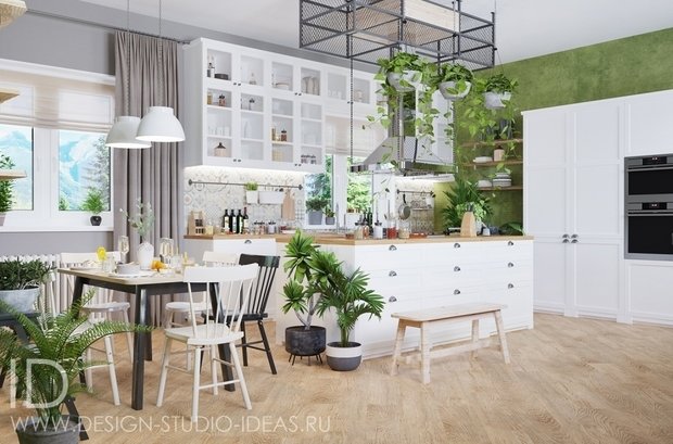 Фото из портфолио ЛЕТНИЙ ДИЗАЙН ДОМА В ГОРОДЕ СЕВАСТОПОЛЬ, 140 м² – фотографии дизайна интерьеров на INMYROOM