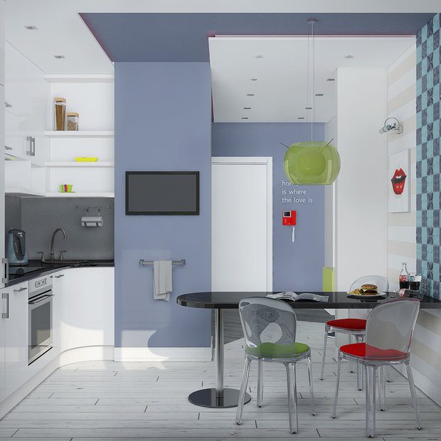 Фото из портфолио Однокомнатная квартира в Москве – фотографии дизайна интерьеров на INMYROOM