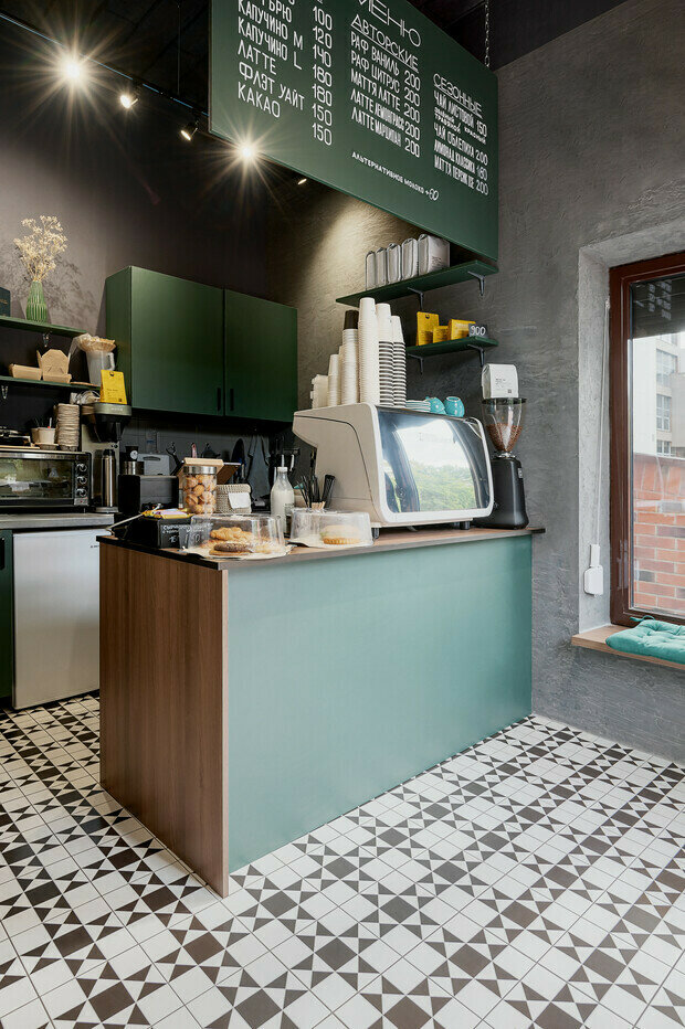 Фото из портфолио Кофейня "LOGOS" – фотографии дизайна интерьеров на INMYROOM