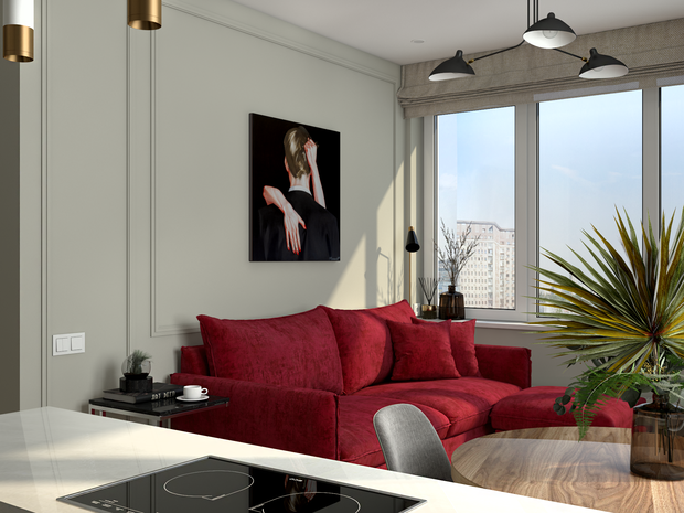 Фотография: Гостиная в стиле Современный, Квартира, Проект недели, Москва, 1 комната, до 40 метров, Ольга Шакирова – фото на INMYROOM