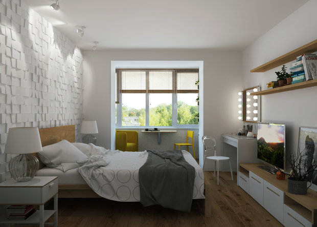 Фото из портфолио IKEA рулит! Бюджетная квартира – фотографии дизайна интерьеров на INMYROOM
