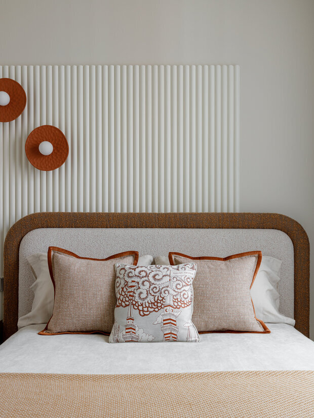 Фотография: Спальня в стиле Современный, Малогабаритная квартира, Квартира, Проект дня, 1 комната, до 40 метров, Лина Князева, современный с элементами скандинавского – фото на INMYROOM