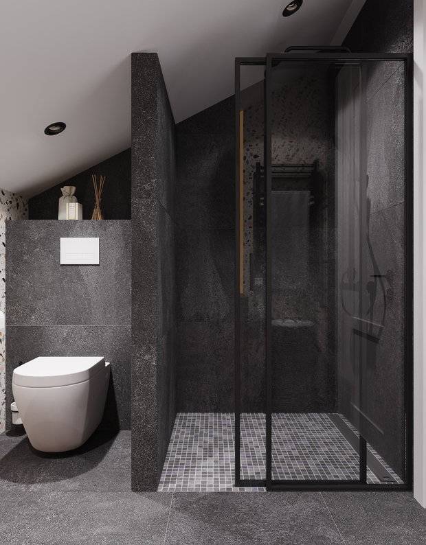 Фотография: Ванная в стиле Скандинавский, Дом, Проект недели, Дом и дача, Ленинградская область, 4 и больше, Более 90 метров, Анастасия Рамазанова – фото на INMYROOM