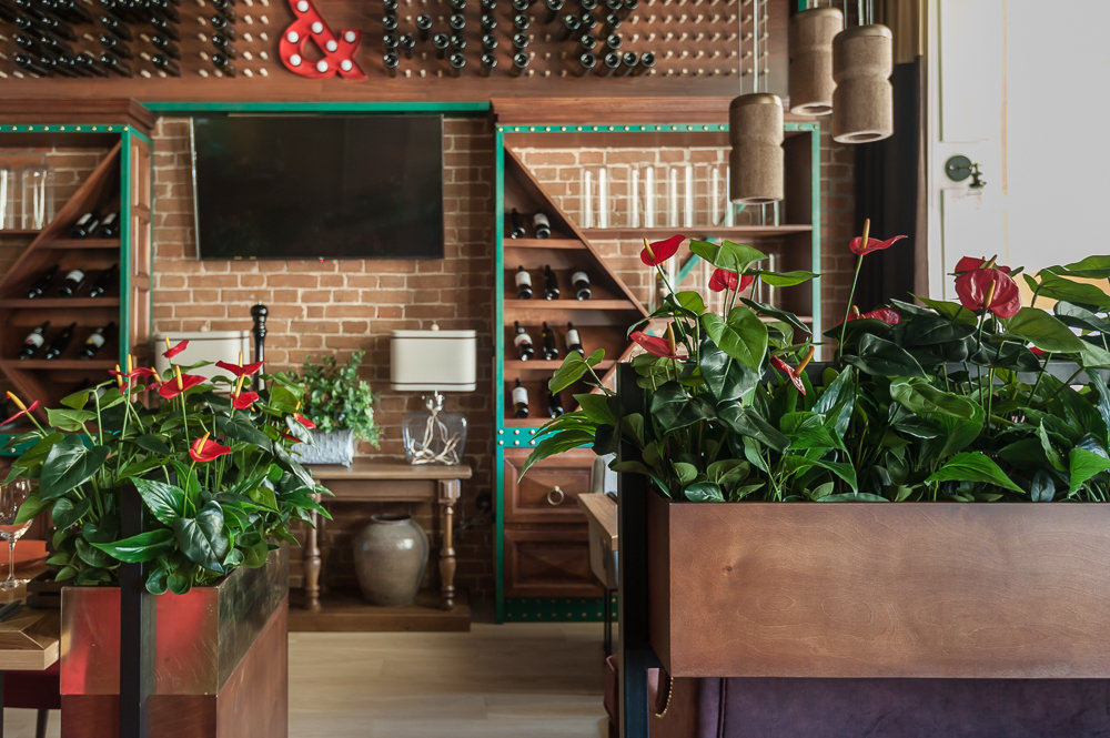 Фото из портфолио Дизайн интерьера ресторана «MEAT & WINE» – фотографии дизайна интерьеров на INMYROOM