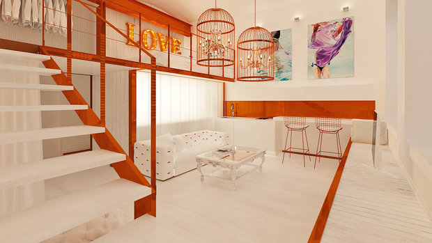 Фото из портфолио Лофт для шоурума Kleinhouse. Part 1 – фотографии дизайна интерьеров на INMYROOM