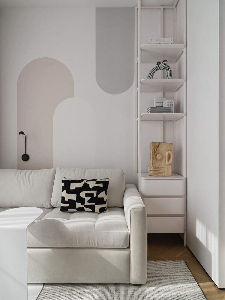 Фотография: Гостиная в стиле Современный, Квартира, Проект дня, Москва, 3 комнаты, 40-60 метров, Анастасия Ковальчук – фото на INMYROOM Фотография: Гостиная в стиле Современный, Квартира, Проект дня, Москва, 3 комнаты, 40-60 метров, Анастасия Ковальчук – фото на INMYROOM