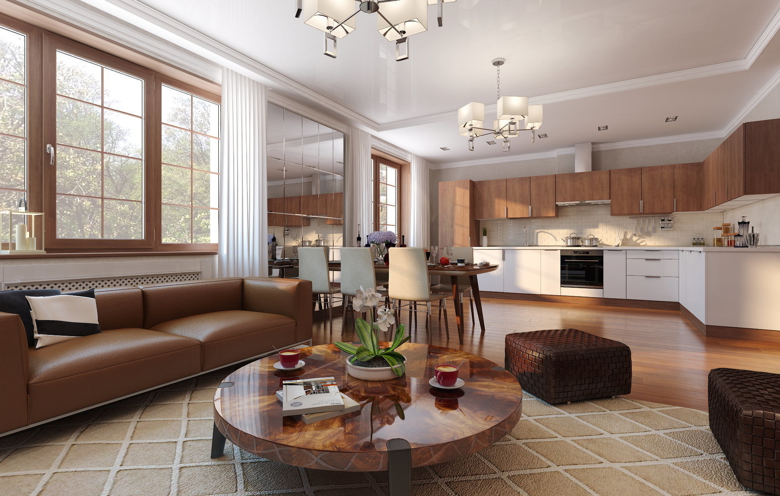 Фотография: Гостиная в стиле Современный, Кухня и столовая, Советы – фото на INMYROOM