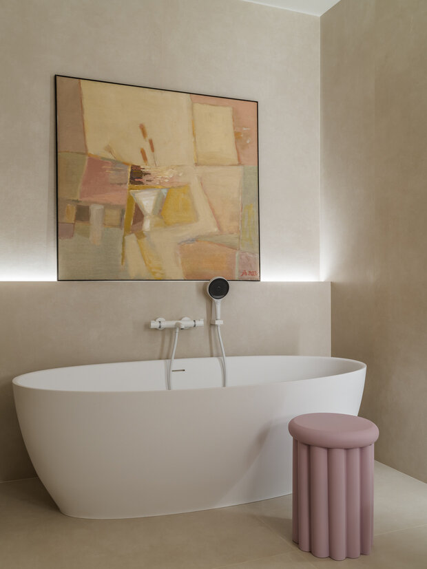 Фотография: Ванная в стиле Современный, Минимализм, Дом, Проект дня, Москва, Дом и дача, 4 и больше, Более 90 метров, минимализм с элементами современного дизайна, Филипп Черников, Юлия Долина – фото на INMYROOM