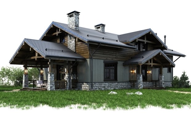 Фото из портфолио Home in the Woods дома – фотографии дизайна интерьеров на INMYROOM