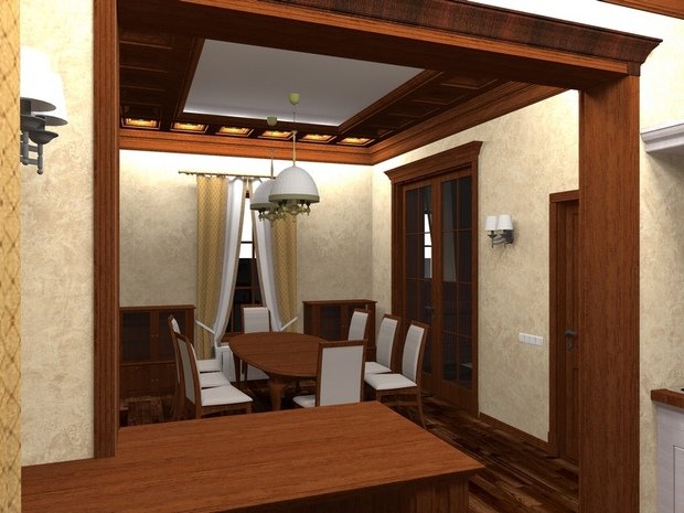 Фото из портфолио Коттедж в классическом стиле – фотографии дизайна интерьеров на INMYROOM