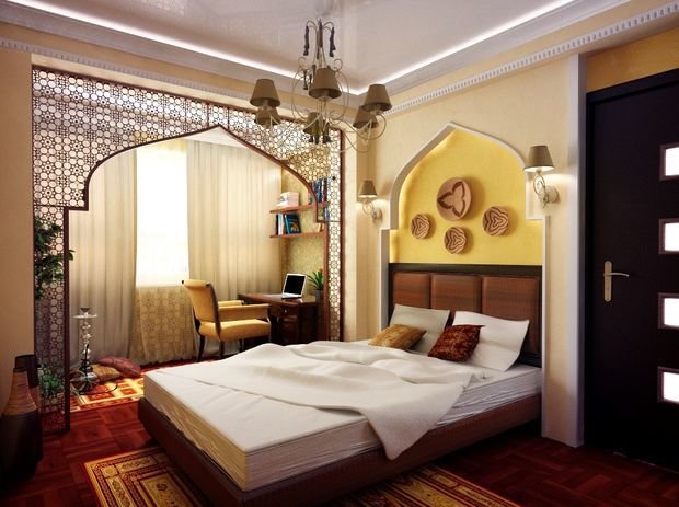 Фотография: Спальня в стиле Восточный, Декор интерьера, Квартира, Дом – фото на INMYROOM