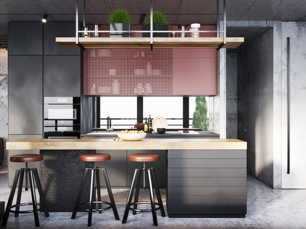 Фото из портфолио Интерьер гостиной в стиле лофт ЖК Apartville – фотографии дизайна интерьеров на INMYROOM