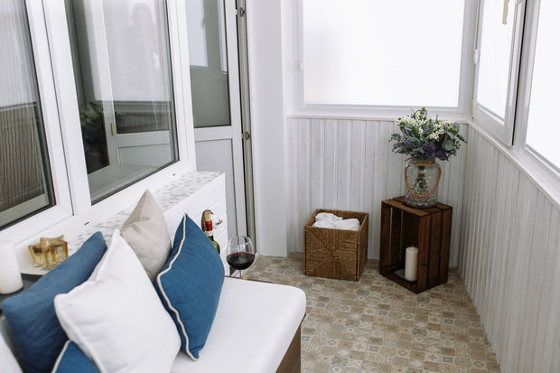 Фото из портфолио Уютный летний балкон – фотографии дизайна интерьеров на INMYROOM
