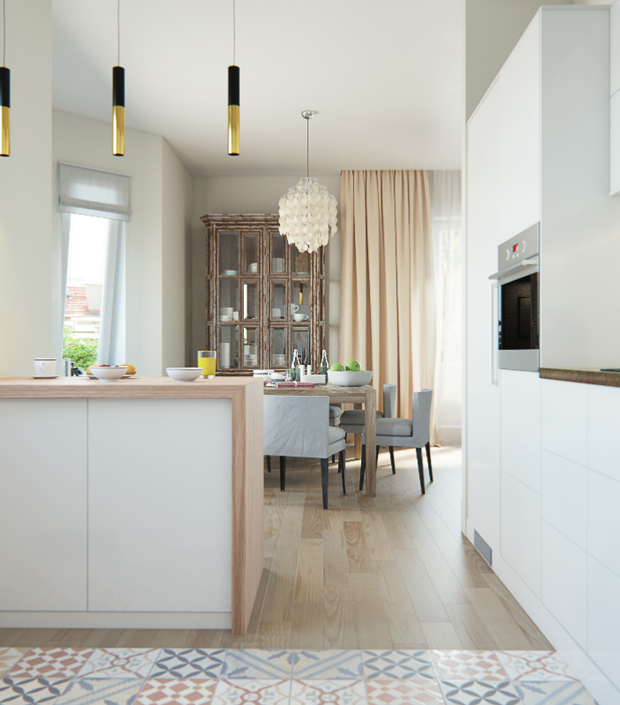 Фото из портфолио Загородный дом в Ленинградской области – фотографии дизайна интерьеров на INMYROOM