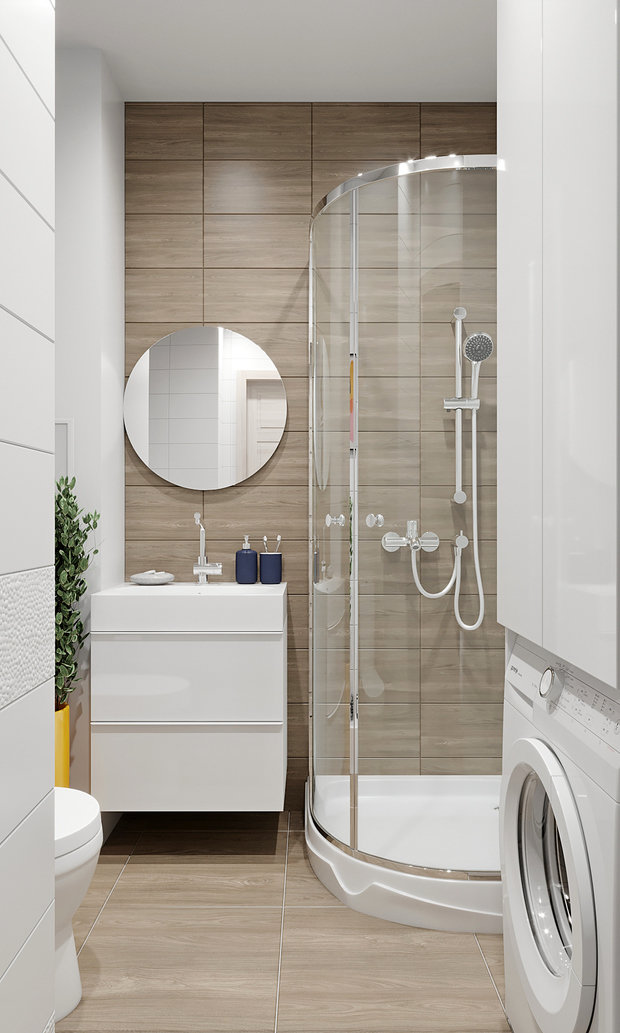 Фото из портфолио Студия 30м2 под сдачу – фотографии дизайна интерьеров на INMYROOM