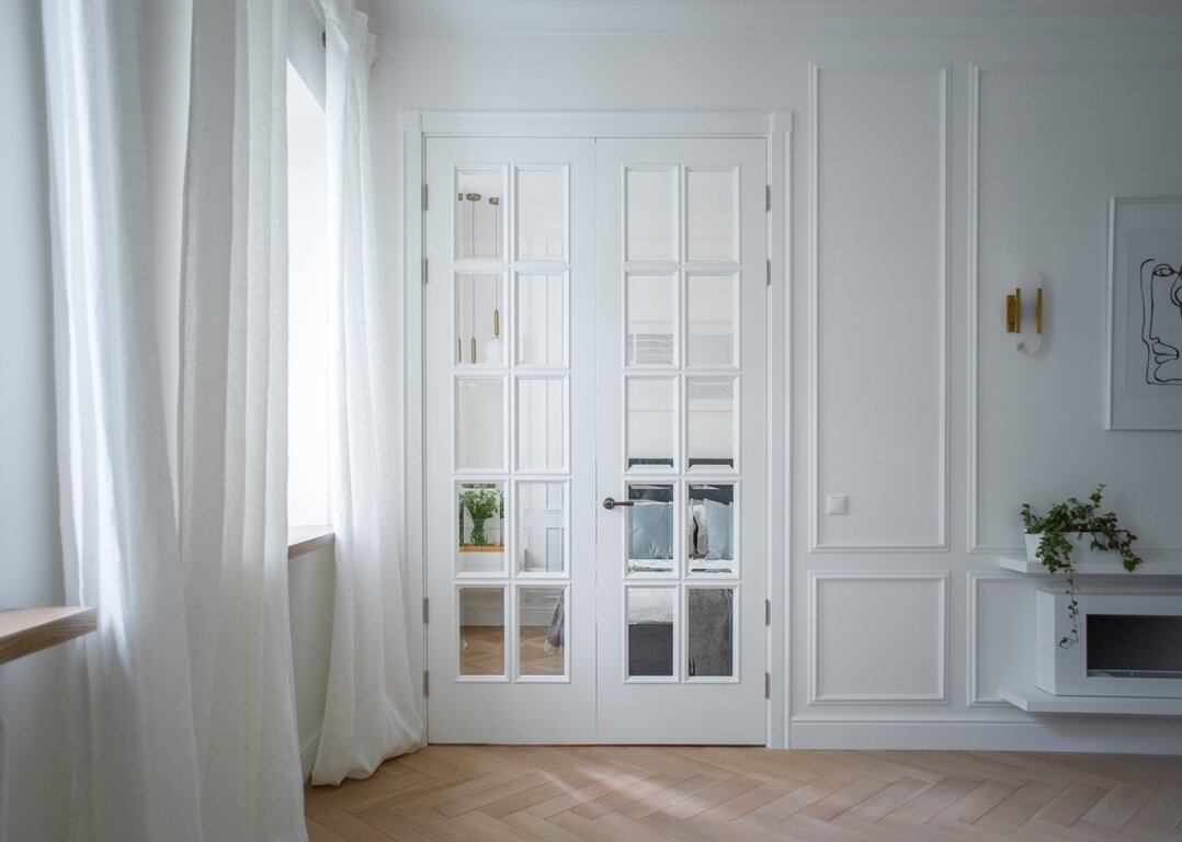 Фотография: Гостиная в стиле Скандинавский, Минимализм, Квартира, Проект недели, Москва, 2 комнаты, 40-60 метров, Ольга Семашева – фото на INMYROOM