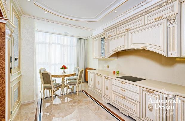 Фото из портфолио Дизайн квартиры в стиле неоклассика от Елены Антонович – фотографии дизайна интерьеров на InMyRoom.ru