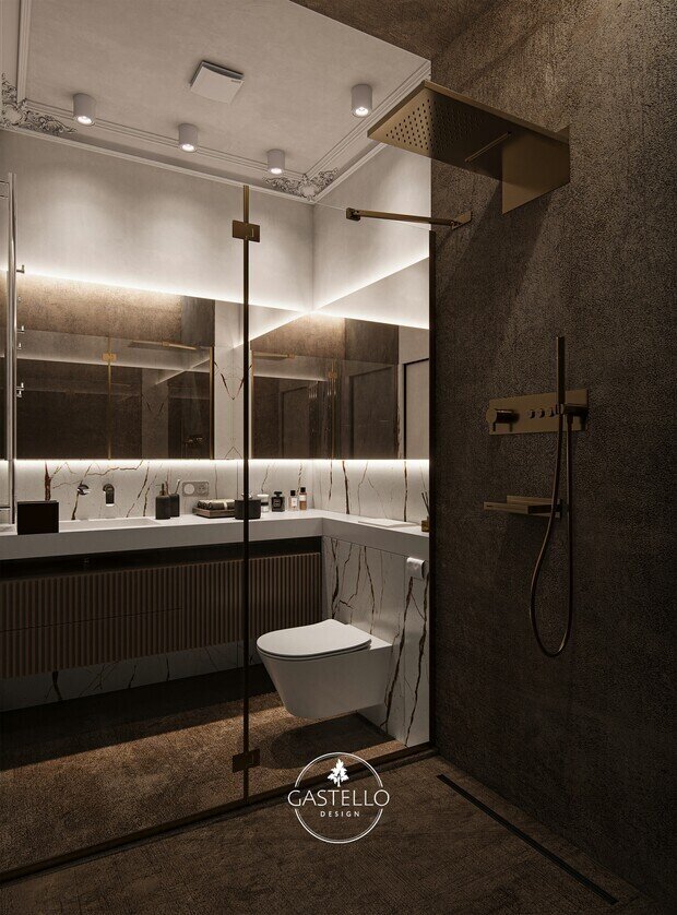 Фото из портфолио ЖК West Garden - 48 м² – фотографии дизайна интерьеров на INMYROOM