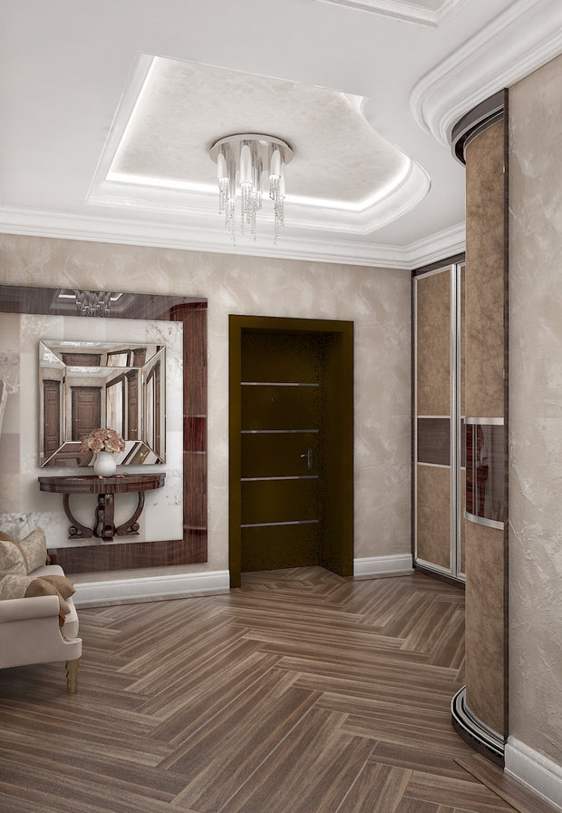 Фото из портфолио Холл кв Черкесск – фотографии дизайна интерьеров на INMYROOM