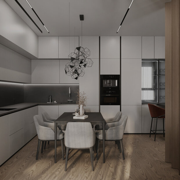 Фото из портфолио Квартира в Москве, ЖК бизнес-класса  – фотографии дизайна интерьеров на INMYROOM