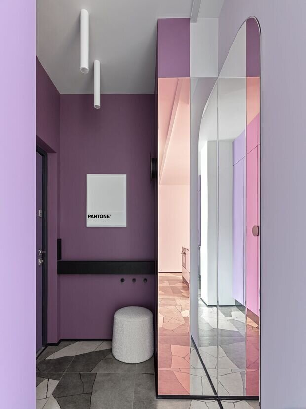 Фотография: Прихожая в стиле Современный, Минимализм, Малогабаритная квартира, Квартира, Проект дня, Санкт-Петербург, 1 комната, 40-60 метров, Студия 3302 – фото на INMYROOM