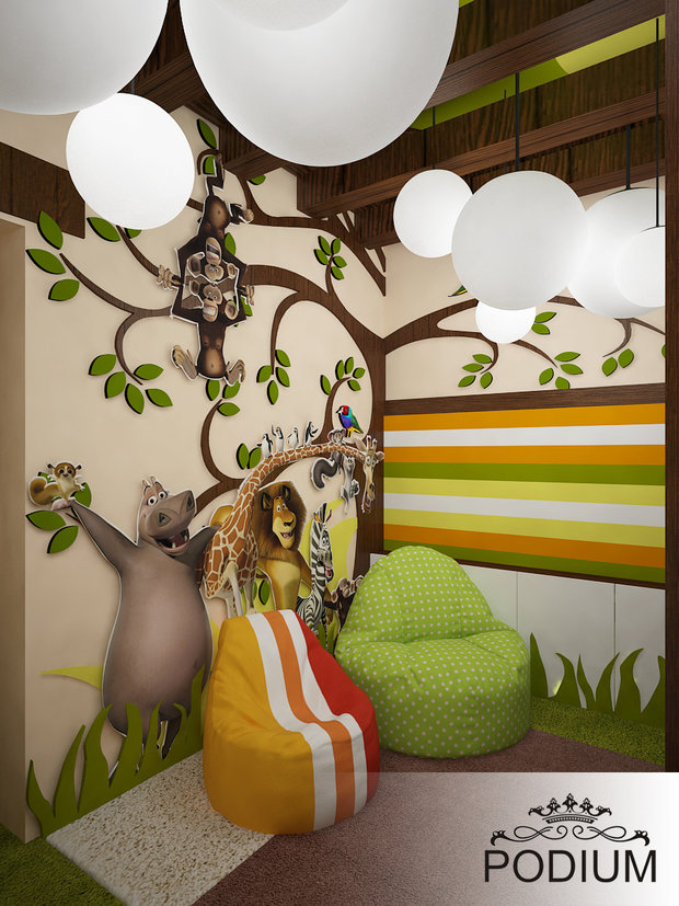 Фото из портфолио Детское кафе при отеле, Ялта – фотографии дизайна интерьеров на INMYROOM
