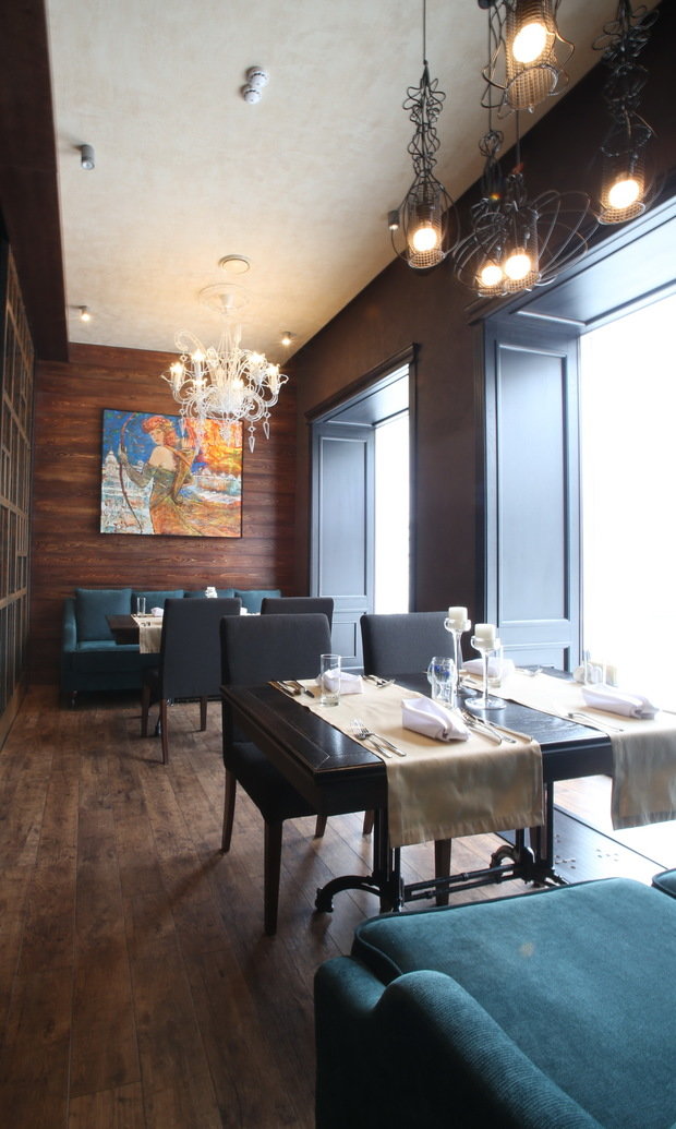Фото из портфолио Ресторан "Женатый Француз" – фотографии дизайна интерьеров на INMYROOM