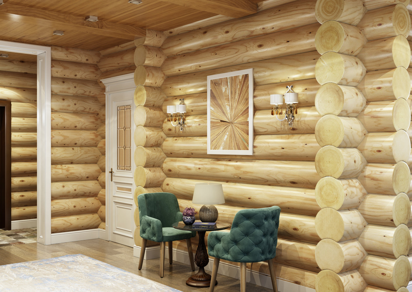 Фотография: Прихожая в стиле Прованс и Кантри, Современный, Дом, Проект недели, Московская область, Юлия Веселова, дом из сруба – фото на INMYROOM Фотография: Прихожая в стиле Прованс и Кантри, Современный, Дом, Проект недели, Московская область, Юлия Веселова, дом из сруба – фото на INMYROOM