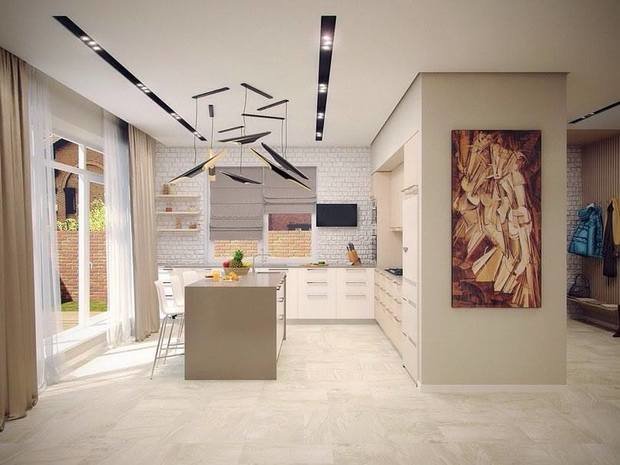 Фото из портфолио Загородный дом – фотографии дизайна интерьеров на INMYROOM