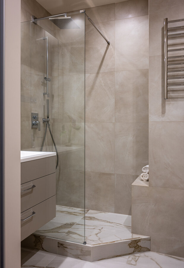 Фотография: Ванная в стиле Современный, Малогабаритная квартира, Квартира, Проект дня, Минск, 1 комната, до 40 метров – фото на INMYROOM