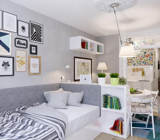 Фото из портфолио Квартира-студия 25 кв.м. СПб – фотографии дизайна интерьеров на INMYROOM
