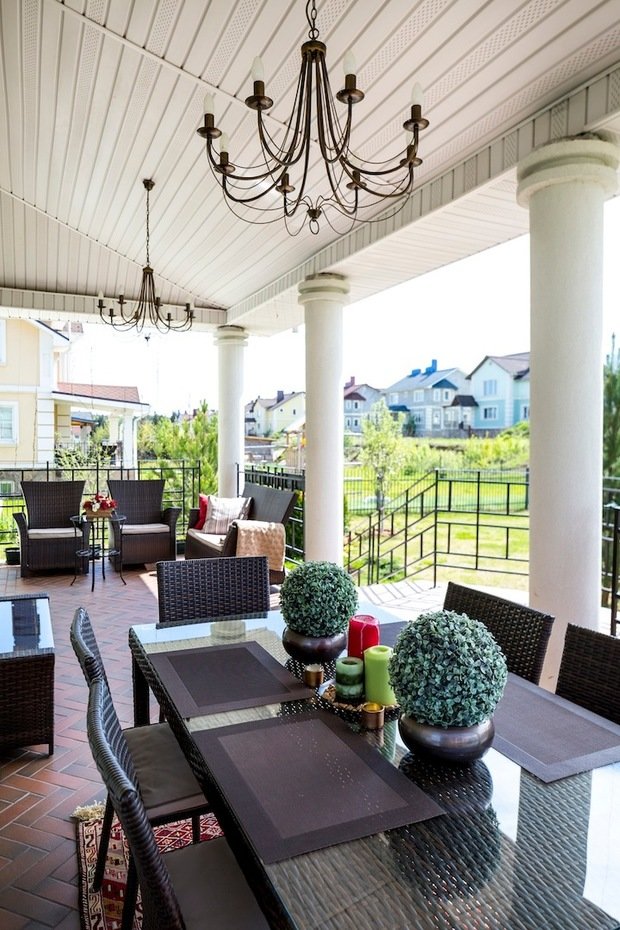 Фотография: Балкон, Терраса в стиле Восточный, Дом, Дома и квартиры – фото на INMYROOM