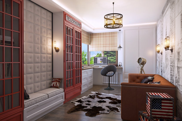 Фото из портфолио в стиле Гранж – фотографии дизайна интерьеров на INMYROOM