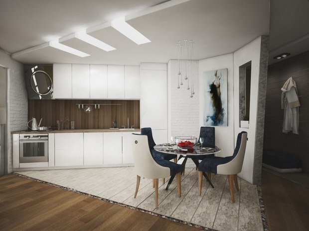 Фото из портфолио 2к.кв. в ЖК Никольский – фотографии дизайна интерьеров на INMYROOM