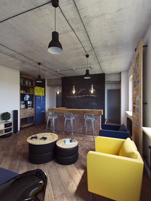 Фото из портфолио Авто мастерская  – фотографии дизайна интерьеров на INMYROOM