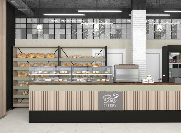Фото из портфолио Пекарня Bon Bakery – фотографии дизайна интерьеров на INMYROOM