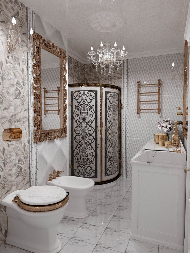 Фото из портфолио Дизайн-проект интерьера двухкомнатной квартиры в классическом стиле – фотографии дизайна интерьеров на INMYROOM