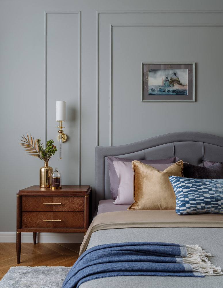 Фотография: Спальня в стиле Классический, Современный, Квартира, Проект недели, 2 комнаты, 40-60 метров, Тула, Ирина Виневская – фото на INMYROOM