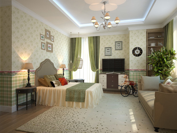 Фотография: Спальня в стиле Прованс и Кантри – фото на INMYROOM