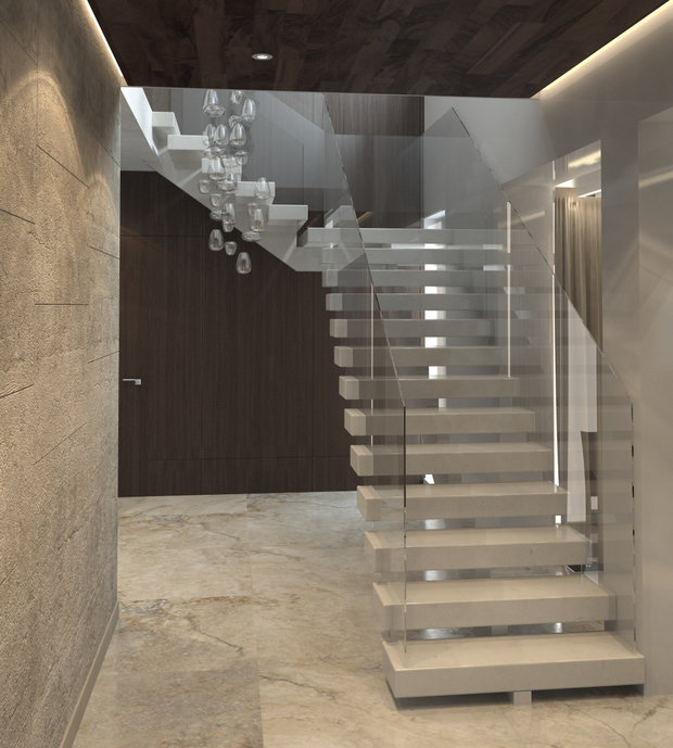 Фото из портфолио Проект загородного дома 310 кв.м. в поселке Подмосковные вечера – фотографии дизайна интерьеров на INMYROOM