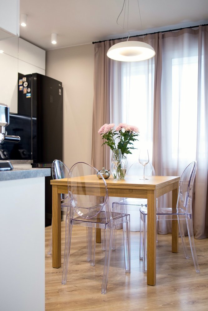 Фотография: Кухня и столовая в стиле Современный, Скандинавский, Квартира, Минимализм, Проект недели, Санкт-Петербург, Олеся Малицкая, Сергей Малицкий, Студия Малицких, Панельный дом, 2 комнаты, 40-60 метров, ЖК Viva – фото на INMYROOM Фотография: Кухня и столовая в стиле Современный, Скандинавский, Квартира, Минимализм, Проект недели, Санкт-Петербург, Олеся Малицкая, Сергей Малицкий, Студия Малицких, Панельный дом, 2 комнаты, 40-60 метров, ЖК Viva – фото на INMYROOM