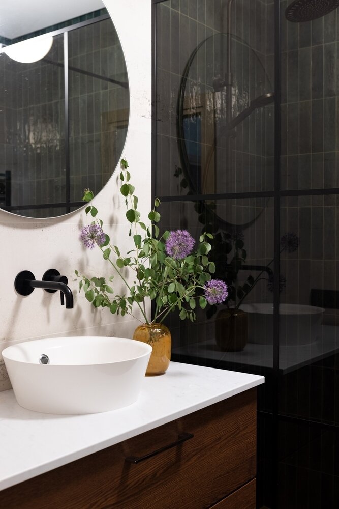 Фотография: Ванная в стиле Современный, Квартира, Проект недели, Минск, 3 комнаты, 60-90 метров, Елена Ерашевич – фото на INMYROOM Фотография: Ванная в стиле Современный, Квартира, Проект недели, Минск, 3 комнаты, 60-90 метров, Елена Ерашевич – фото на INMYROOM